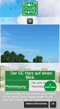 Mobile Screenshot of golfclubharz.de